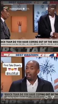 Melli Monaco reacts to Gilbert Arenas' appearance on First Take